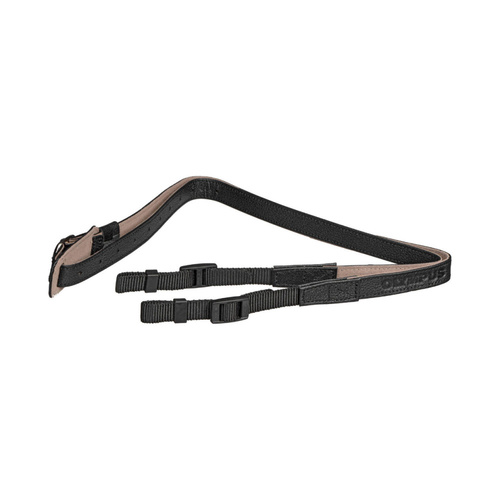 OM SYSTEM CSS-S109LL Leather Strap Black for OM-D