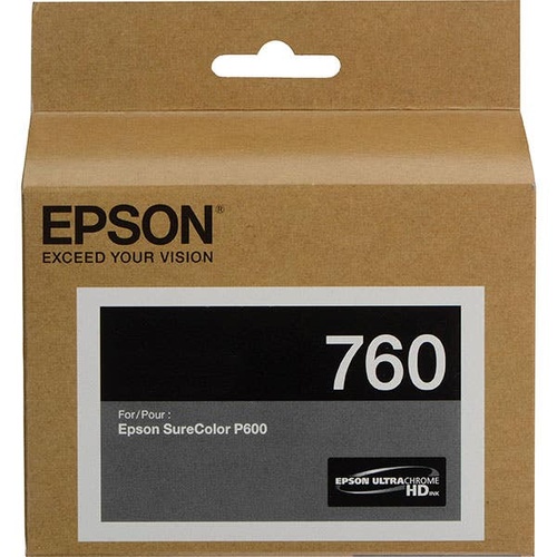 Epson T760 Ultrachrome Black Ink for P600