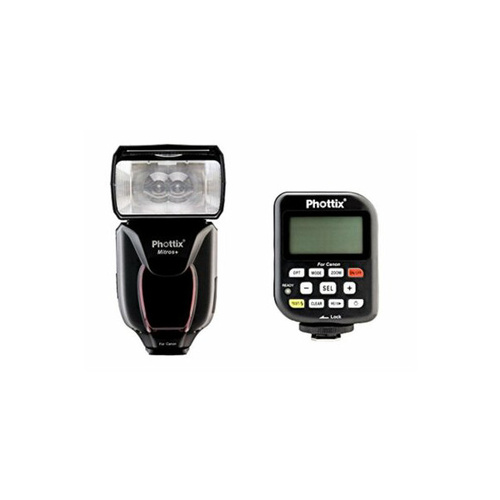 PHOTTIX MITROS+ TTL Transceiver Flash with Odin Flash Trigger Kit for Canon