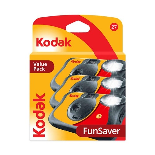 Kodak Max Flash 27exp 3xPack - Single Use Camera