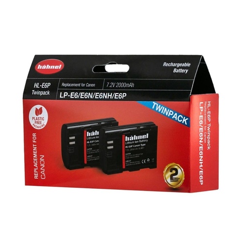 Hahnel Canon LP-E6P - Twin Pack