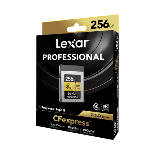 Lexar Professional GOLD CFExpress 4.0 Type B 256GB Memory Card