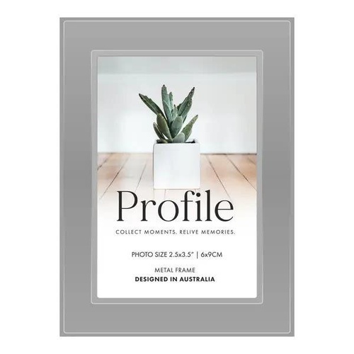 Profile Metal Eternal Silver 2.5x3.5" Photo Frame