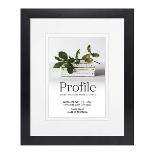 Profile Deluxe Black 8x10" Frame - 5x7" Opening