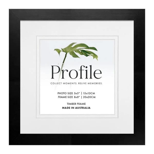 Profile Deluxe Black 8x8" Frame - 5x5" Opening