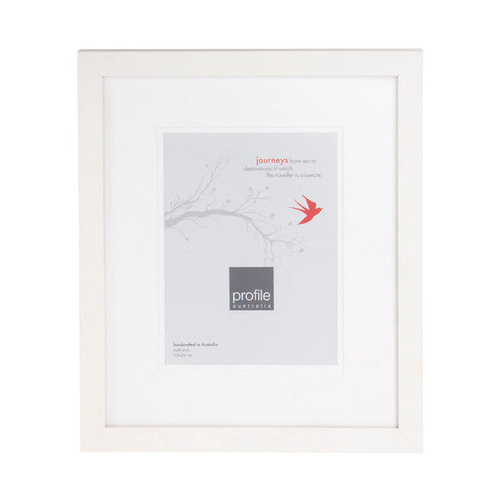 Profile Deluxe White 25x30cm/15x20cm Picture Frame