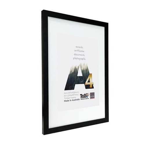 Profile Frame Certificate Black A3/A4