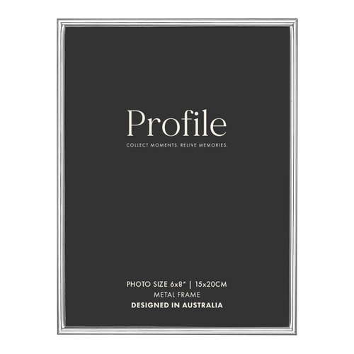 Profile Habitat Silver Photo Frame - 6x8"