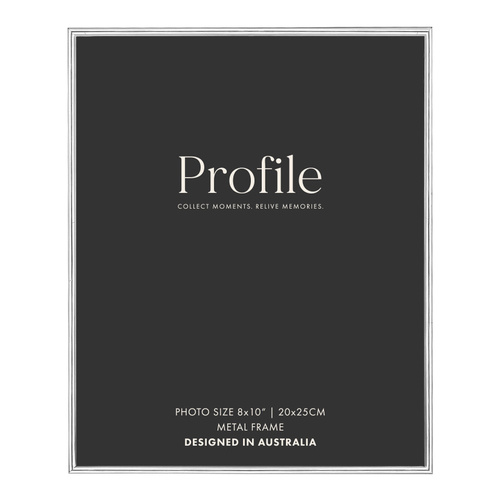Profile Habitat Silver Photo Frame - 8x10"