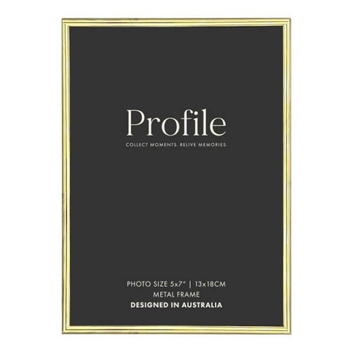 Profile Habitat Brass Photo Frame - 5x7"