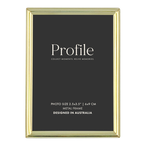 Profile Habitat Brass Photo Frame - 2x 2.5x3.5"