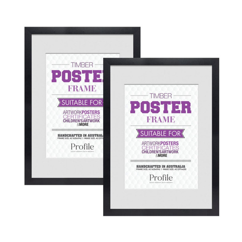 Profile 038 Black A2/A3 Poster Frame