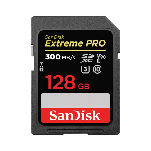 SanDisk Extreme PRO 128GB SDXC Card 300MBS
