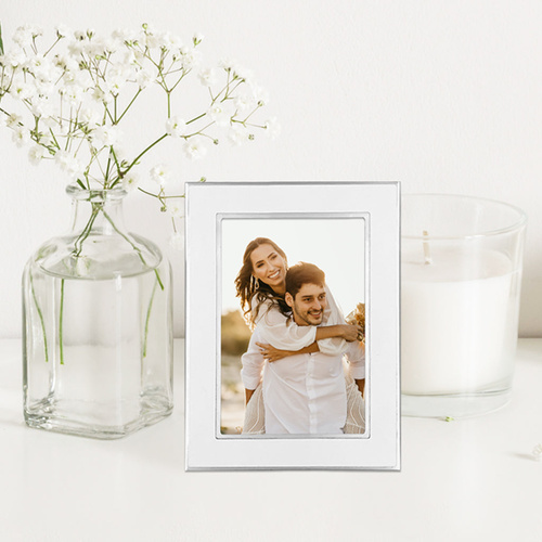 Profile Metal Eternal White 2.5x3.5" Photo Frame