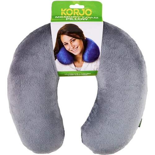 Korjo Memory Foam Pillow - Grey