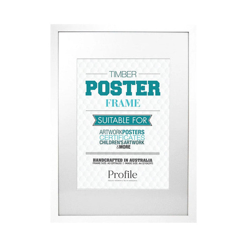 Profile 045 White Picture Frame A3/A4