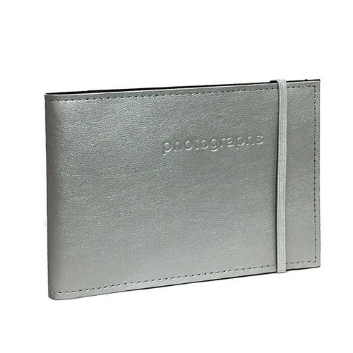 Profile Citi Leather Slip-in Silver Album 4x6