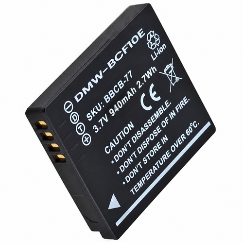 Tstar Panasonic DMW-BCF10E 3.7V 940Mah Battery AZ
