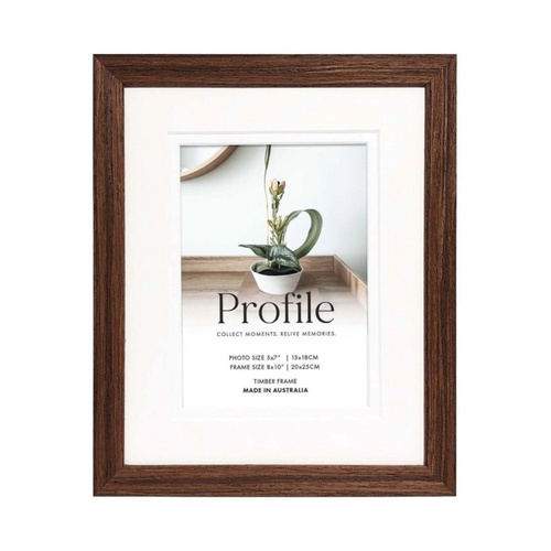 Profile Deluxe Chestnut 8x10 5x7 Matte Picture Frame