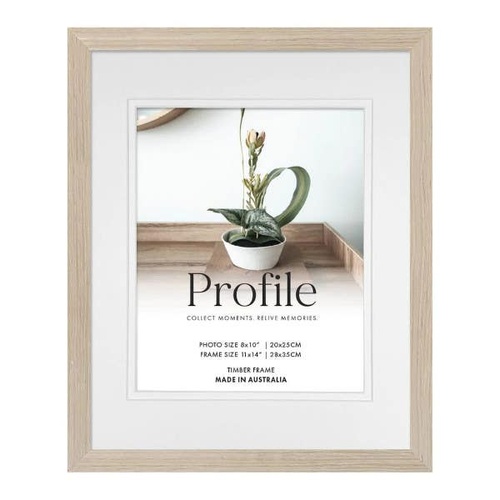 Profile Deluxe Polar Birch 10x12" Frame - 6x8" Opening