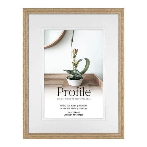 Profile Deluxe Victorian Ash 12x16" Frame - 8x12" Opening