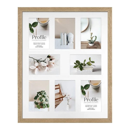 Profile Deluxe Victorian Ash 16x20" Frame - 8x 4x6" Photos