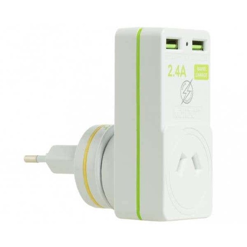 Korjo USB x2 & Power Adaptor - Australia/Italy