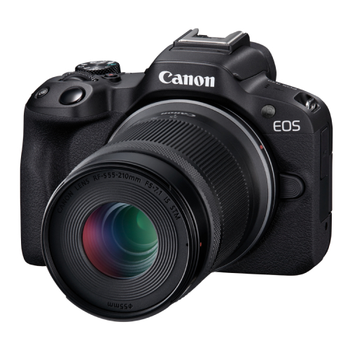 Canon EOS R50 Mirrorless Camera with RF-S 18-45mm and RF-S 55-210mm Lenses - Repack Stock