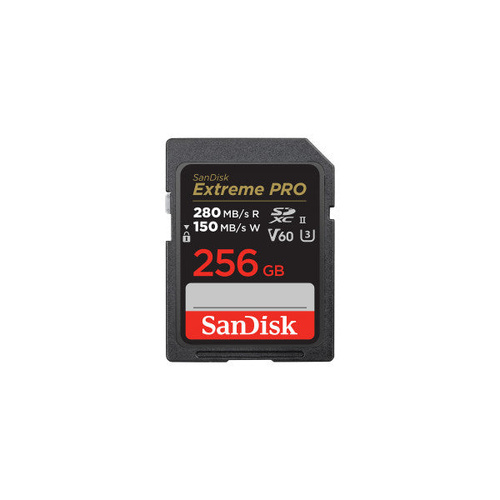 SanDisk Extreme Pro 256GB SDXC Card 280MB/s V60