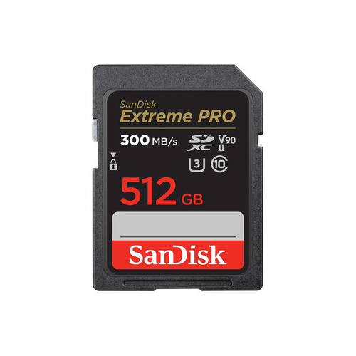 Sandisk Extreme PRO 512GB SDXC Card 300Mbs V90 NEW AZ 