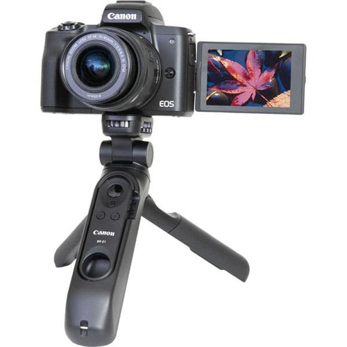 Canon EOS M50 + 15-45mm & HG100TBR Tripod - Vlog Kit