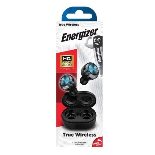 Energizer True Wireless Bud Headphones - Black