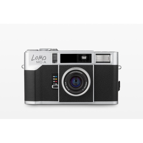 Lomo MC-A Compact 35mm Film Camera - Silver