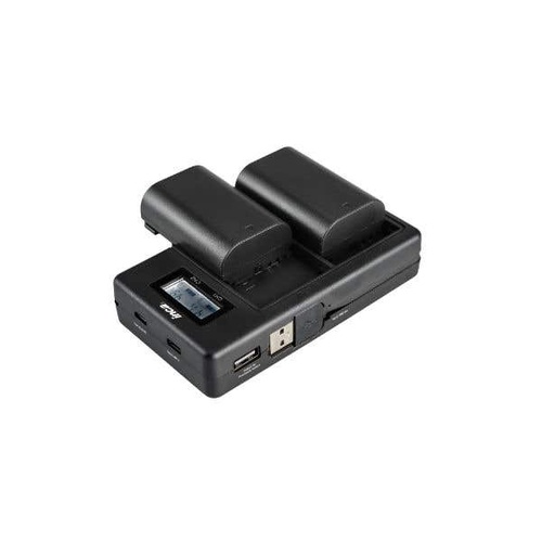Inca USB Charger 2x Slots w/LCD - Canon NB-10L