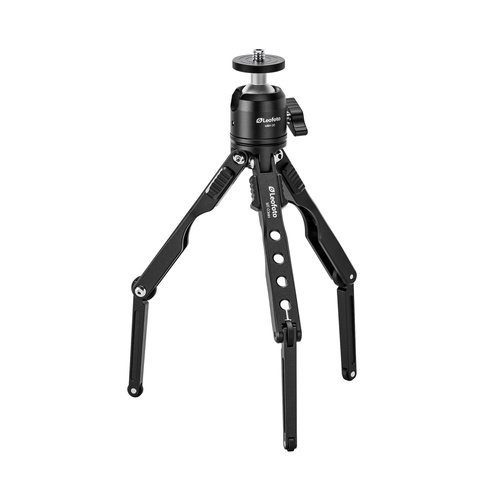 Leofoto MT-03 Mini Table Top 2 Section Tripod with MBH-20 Ball Head - Black