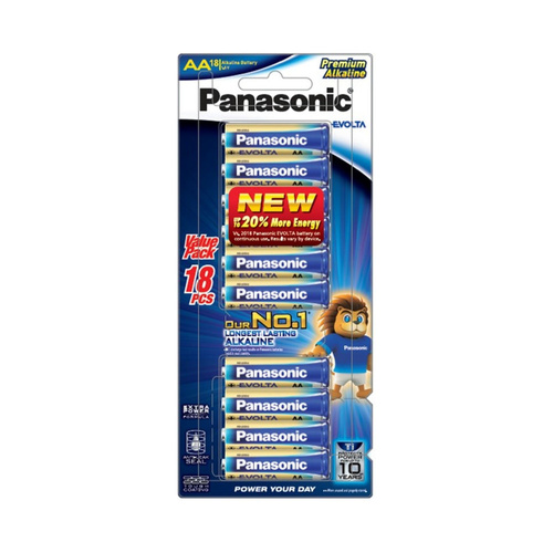 Panasonic Evolta AA 18-Pack Alkaline Battery
