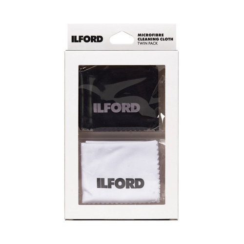 Ilford Microfibre Cloth - Twin Pack (Black & White)