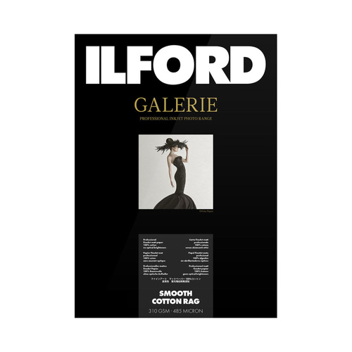 Ilford Galerie Smooth Cotton Rag 310gsm A3 25 Sheets