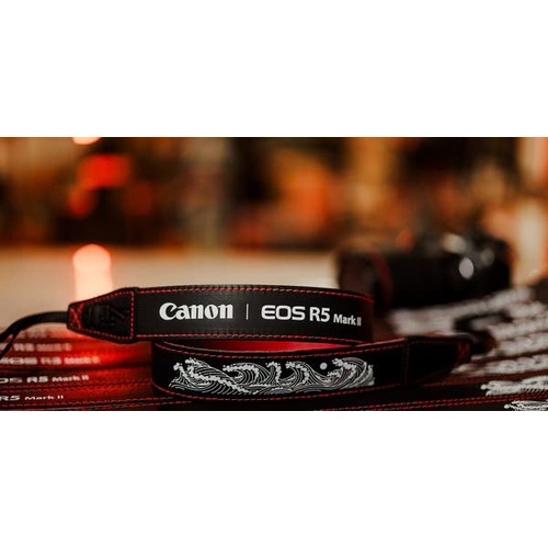 Lucky Camera Strap Leather - EOSR5II- Black