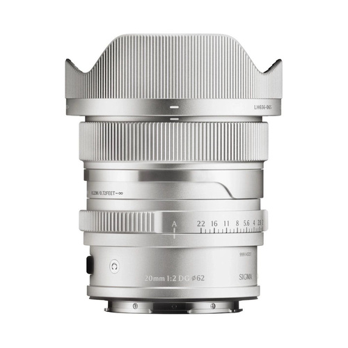 Sigma 20mm f/2 DG Contemporary Lens L Mount Silver