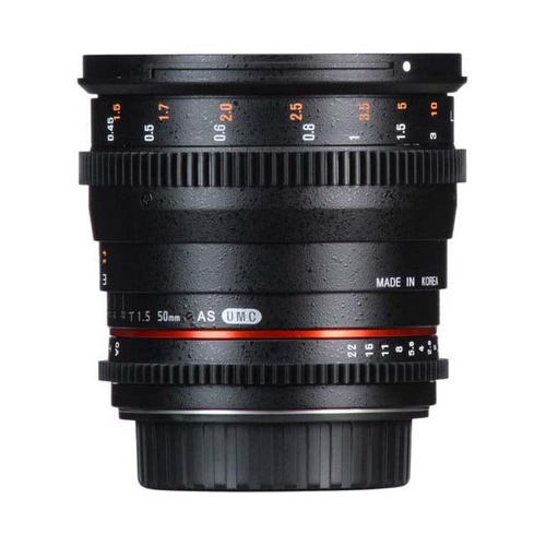 Samyang 50mm T1.5 VDSLR II CANON Full Frame | Secondhand