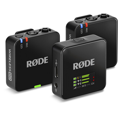 Rode Wireless GO III DUAL WHT RX/TX w/Built in Mic (2xTransmitters)