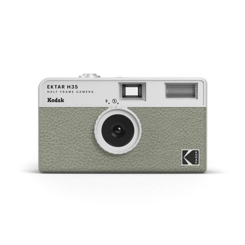 Kodak H35 1/2 Frame 35mm Film Camera w/Flash SAGE
