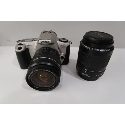 Canon EOS 300 35mm Film Body + 28-80mm & 80-200mm Twin Lens Kit | Secondhand