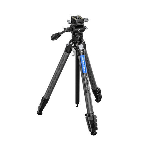 Leofoto LY-265CV Carbon Fibre Tripod with Inverted Ball Head and Video Head
