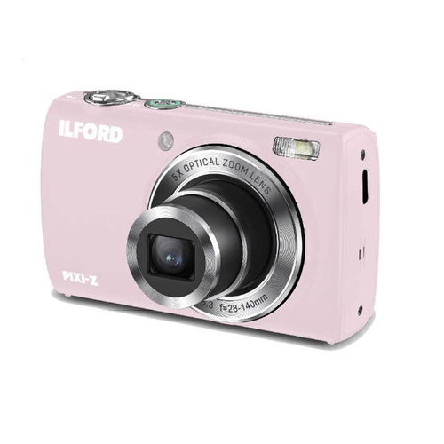 Ilford Pixi-Z Zoom Pink 16MP 5x Optical Zoom 2.8 LCD 5K