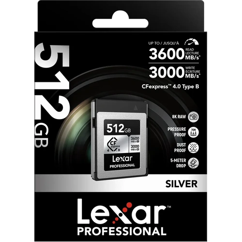 Lexar Pro 512GB CF Express Card - Type B 3600Mbs