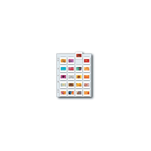 Print File 35mm Slide Page 2x2 Frames Top Load - 25 Sheets