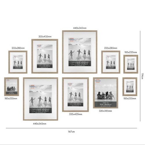 Studio Nova Gallery Frame Set of 10 - Natural