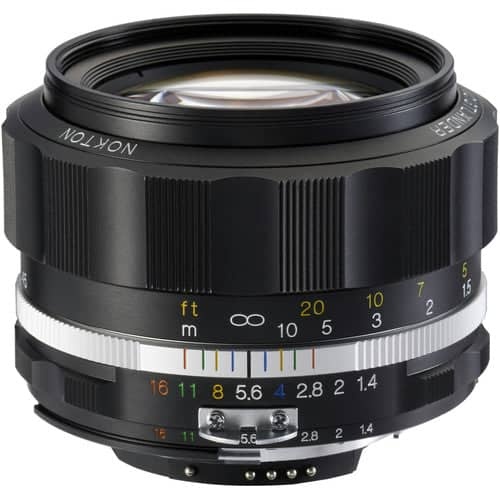 Voigtlander MF 58mm f1.4 Nokton SL II S Nikon F Mount - Black| Secondhand